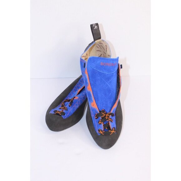 Boreal Synergy Climbing Shoes Men\'s 11.5 Blue Black Lace Up Athletic Outdoor‎